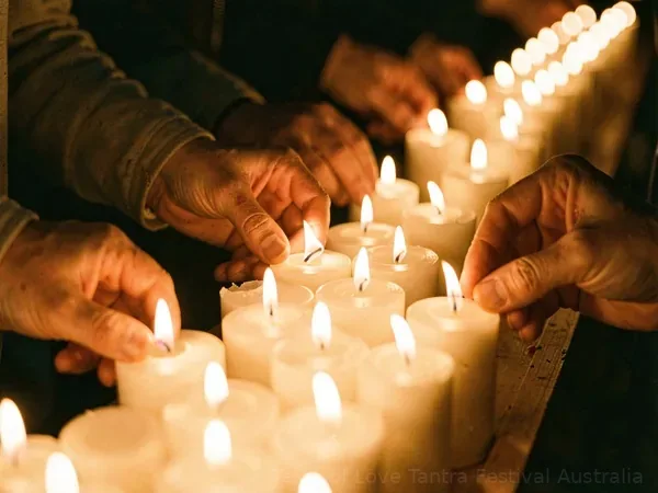 Candle Ritual at Taste of Love Tantra Festival Australia